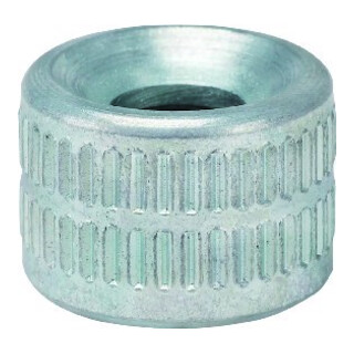 Hünersdorff Embout creux/universel M 10 x1i acier galvanisé, diamètre 12 mm H 8 mm pour raccord H/K