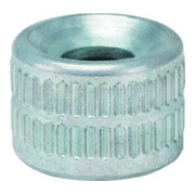 Hünersdorff Embout creux/universel M 10 x1i acier galvanisé, diamètre 12 mm H 8 mm pour raccord H/K