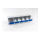 Hünersdorff MultiStore Barre n° 5 plastique résistant aux chocs gris clair L601xP163xH136 mm-1