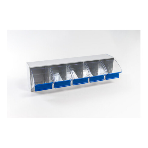 Hünersdorff MultiStore Barre n° 5 plastique résistant aux chocs gris clair L601xP163xH136 mm