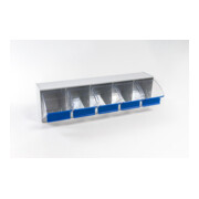 Hünersdorff MultiStore Barre n° 5 plastique résistant aux chocs gris clair L601xP163xH136 mm