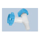 Hünersdorff PROFI robinet de vidange avec raccord S38 pour bidon d'eau ECO, naturel/bleu-1