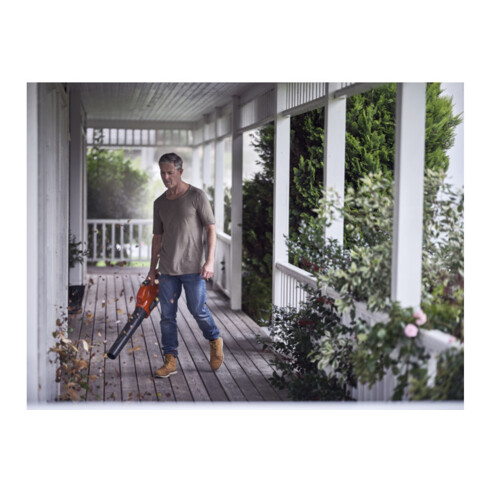 Husqvarna Blasgerät 120iB mit Akku 36V/4Ah und Ladegerät QC80