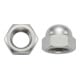 Hutmutter DIN 917 M 30 x 3,5 Edelstahl A2 blank