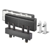 Oventrop Weiche/Verteiler-Kombination HydroFixx DN 32, m Wärmedämm. u. Wandhalt., f 2 HK