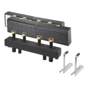 Oventrop Weiche/Verteiler-Kombination HydroFixx DN 20, hydr., m Wärmedämm., f 2 HK