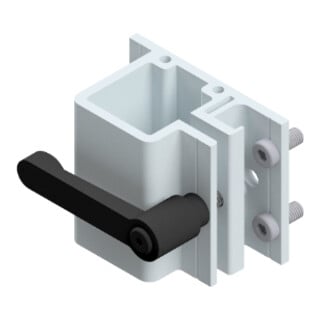 Hymer Support de rampe + levier de serrage pour 2210+2211+2220+2221+2230+2231+2240+2241+6884, unité