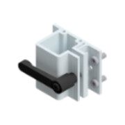 Hymer 2 supports de garde-corps + 2 leviers de serrage-4