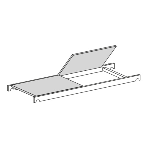 Hymer Bühne mit Durchstiegsklappe, 1,58 m x 0,61 m