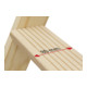 Hymer Dubbele houten trap, tweezijdig beklimbaar-4