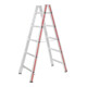 Hymer Dubbele ladder, tweezijdig beklimbaar 4023-1