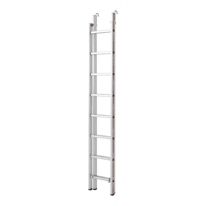 Hymer Einhänge-Schiebeleiter, 2x8 Sprossen