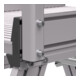 Hymer Escalier de plate-forme mobile, accès unilatéral, 4 marches, hauteur 0,95 m-5