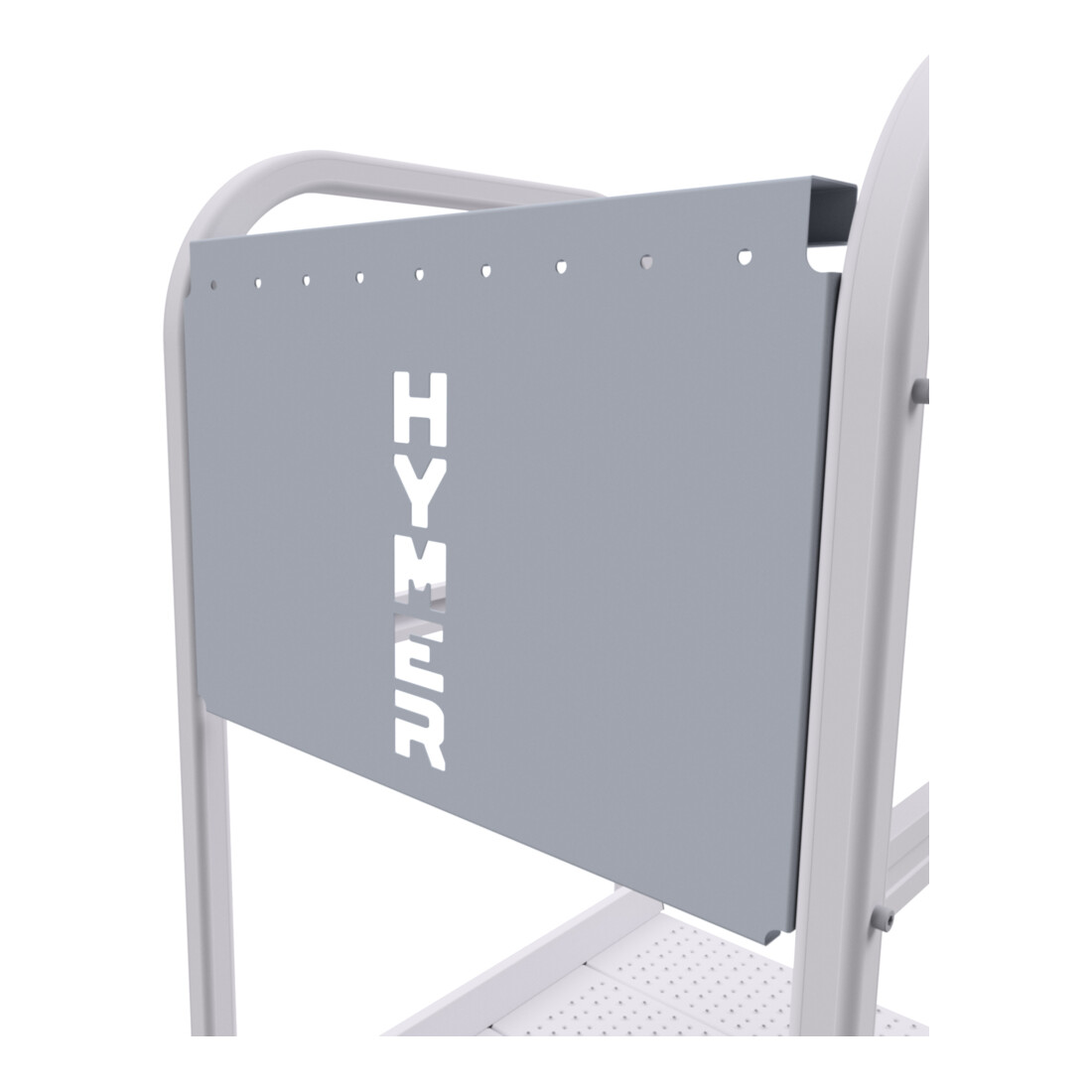 Hymer Escalier de plate-forme mobile, accès unilatéral, 4 marches, hauteur 0,95 m