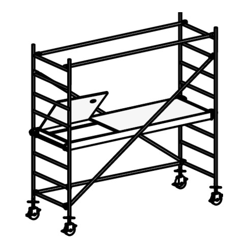 Hymer Fahrgerüst mit Ausleger Comfortaufbau