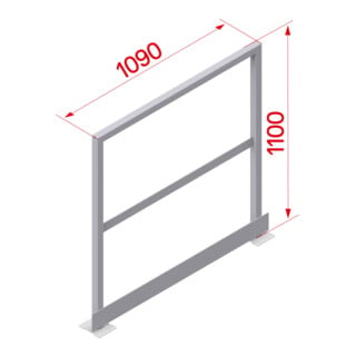 Hymer Geländer für Ausstieg 1090 mm