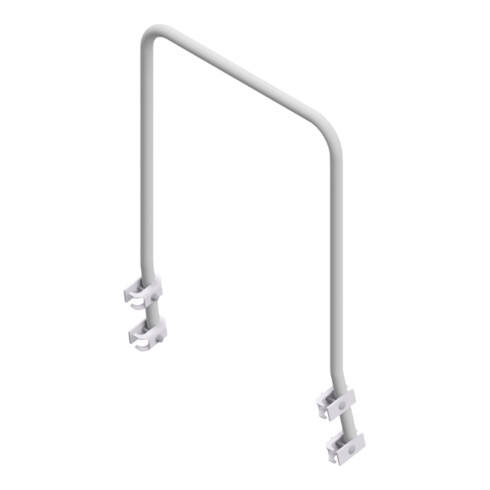 Hymer Handrail frontaal voor machinebordes, voor aantal treden 2-5