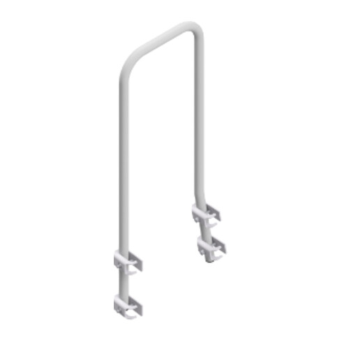 Hymer Handrail lateraal voor machinebordes, voor aantal treden 2+3