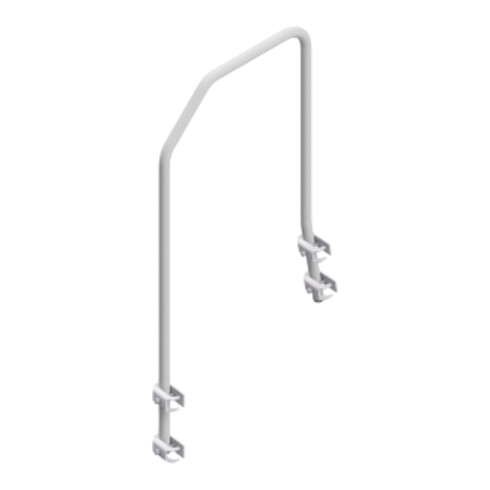 Hymer Handrail lateraal voor machinebordes, voor aantal treden 4