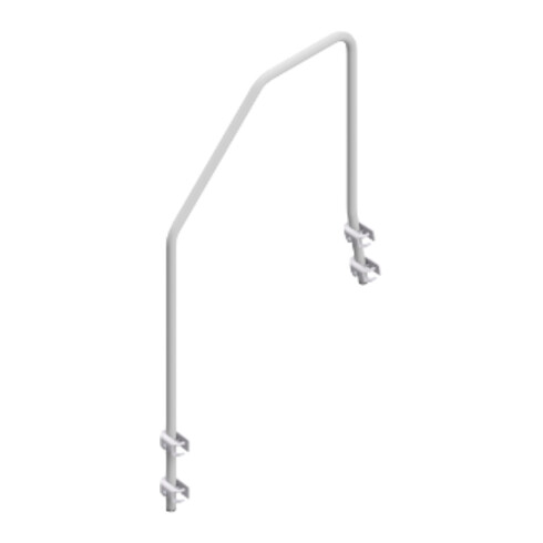 Hymer Handrail lateraal voor machinebordes, voor aantal treden 5