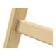 Hymer Holz-Sprossenstehleiter, beidseitig begehbar, 2x3 Sprossen