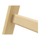 Hymer Holz-Sprossenstehleiter, beidseitig begehbar, 2x4 Sprossen