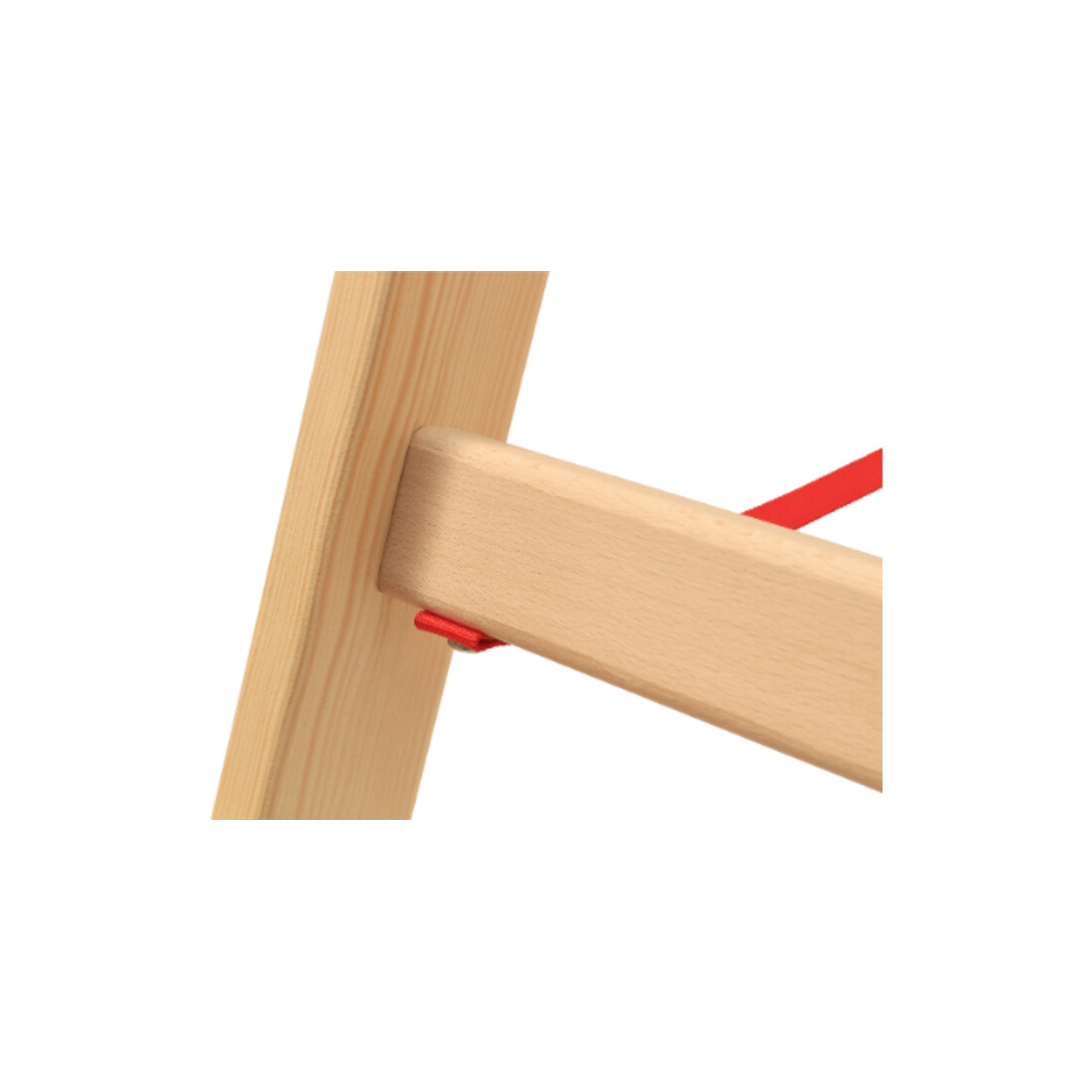 Hymer Holz-Sprossenstehleiter, beidseitig begehbar, 2x3 Sprossen