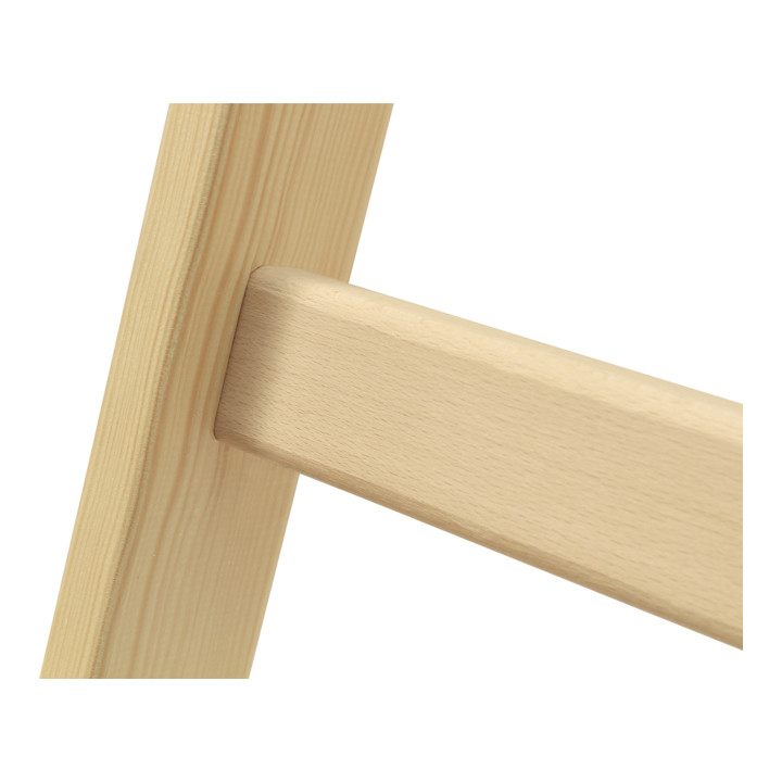 Hymer Holz-Sprossenstehleiter, beidseitig begehbar, 2x6 Sprossen
