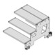 Hymer Industrietritt, Erweiterungsmodul, Stufenbreite 600 mm, 3 Stufen