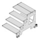 Hymer Industrietritt, Erweiterungsmodul, Stufenbreite 600 mm, 4 Stufen