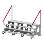 Hymer Industrietritt, Grundmodul, Stufenbreite 1000 mm, 3 Stufen-4
