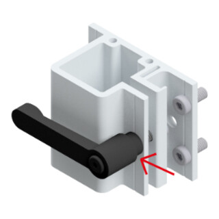 Hymer Klemmhebel für 2210+2211+2220+2221+2230+2231+2240+2241+6884, 2 Stück