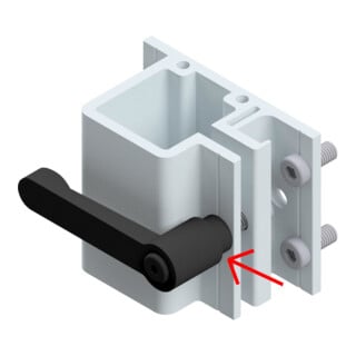 Hymer Klemmhebel für 2210+2211+2220+2221+2230+2231+2240+2241+6884, 2 Stück