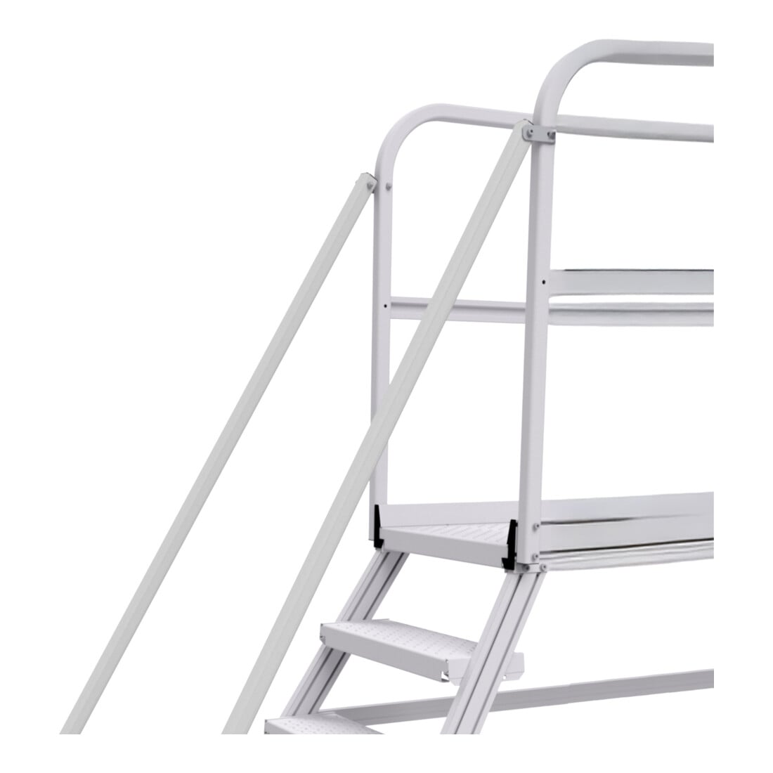 Hymer leuning voor bordestrap, aan beide zijden te gebruiken, voor 4+5 treden, incl. bevestigingsmateriaal