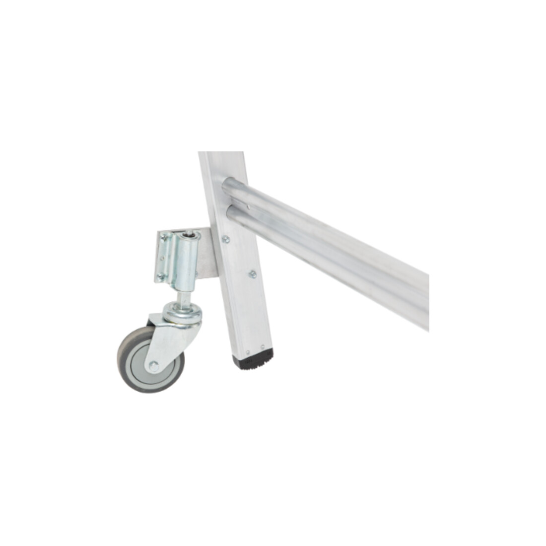 Hymer Enkele Stappenladder met Platform en Wielen