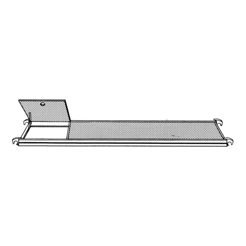Hymer Platform met luik 2,95x0,65 m