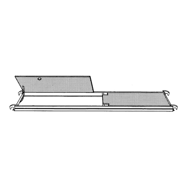 Hymer Platform met luik 2,95x0,65 m