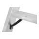 Hymer Plattformleiter mit Handlauf und Rollen, 4 Stufen