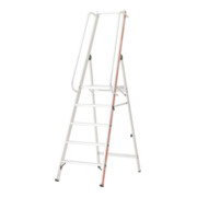 Hymer Plattformleiter mit langem Handlauf, 5 Stufen