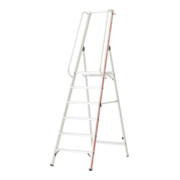 Hymer Plattformleiter mit langem Handlauf, 6 Stufen