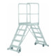 Hymer Podesttreppe fahrbar, beidseitig begehbar, 2x8 Stufen-1