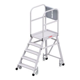 Hymer Podesttreppe fahrbar, einseitig begehbar, 5 Stufen, Standhöhe 1,20 m