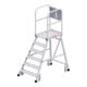 Hymer Podesttreppe fahrbar, einseitig begehbar, 6 Stufen, Standhöhe 1,45 m-1