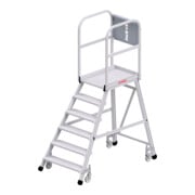 Hymer Podesttreppe fahrbar, einseitig begehbar, 6 Stufen, Standhöhe 1,45 m