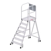 Hymer Podesttreppe fahrbar, einseitig begehbar, 7 Stufen, Standhöhe 1,70 m