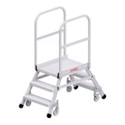 Hymer Podesttreppe R13 fahrbar, beidseitig begehbar, 2x3 Stufen, Standhöhe 0,73 m