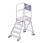 Hymer Podesttreppe R13 fahrbar, einseitig begehbar, 5 Stufen, Standhöhe 1,20 m