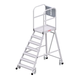 Hymer Podesttreppe R13 fahrbar, einseitig begehbar, 7 Stufen, Standhöhe 1,70 m