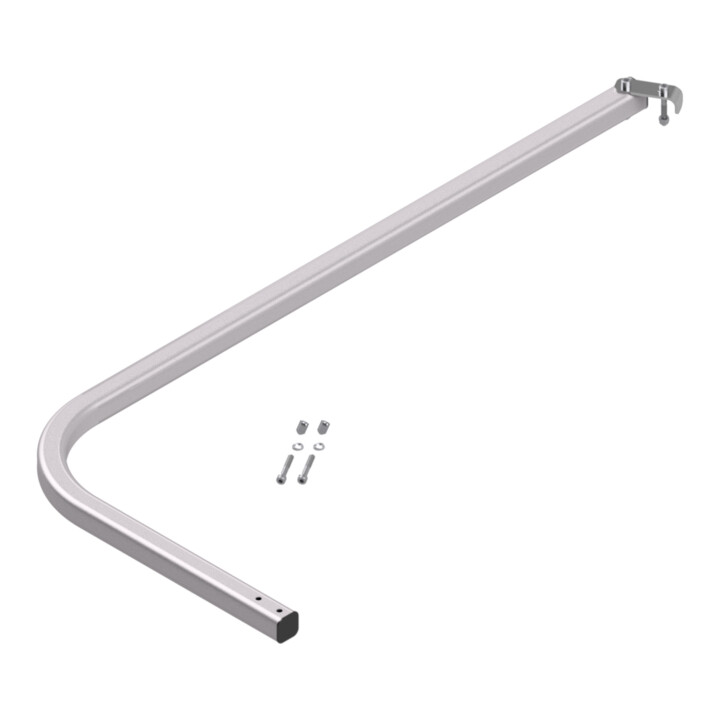 Hymer Rampe pour escaliers de palier, utilisable des deux côtés, pour 8 marches, avec matériel de fixation