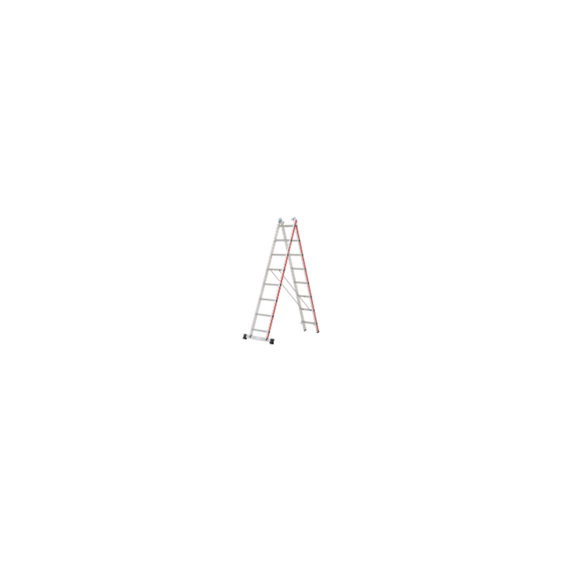 Hymer Multifunctionele ladder 4045, tweedelig
